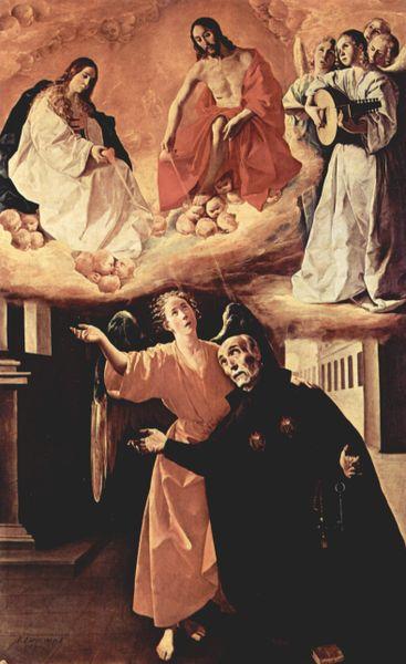 Francisco de Zurbaran Vision des Alonso Rodriguez oil painting image